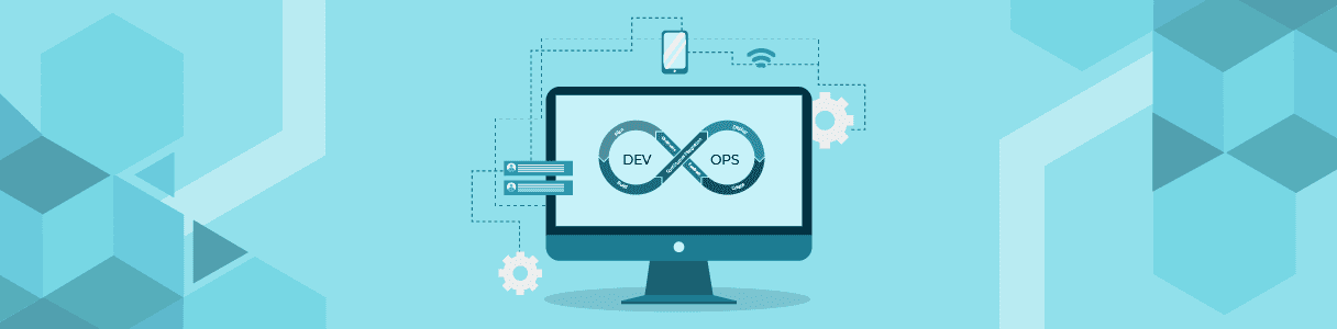 DevOps infinity loop displayed on a computer screen, illustrating Opkey's new platform for Oracle Cloud ERP.