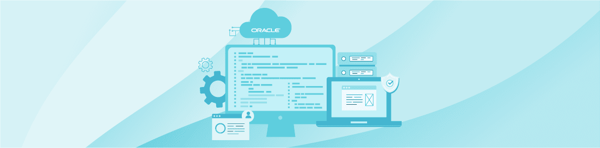 Diagram showing Oracle database upgrade from 12.1 to 12.2, illustrating cloud integration and enhanced security.
