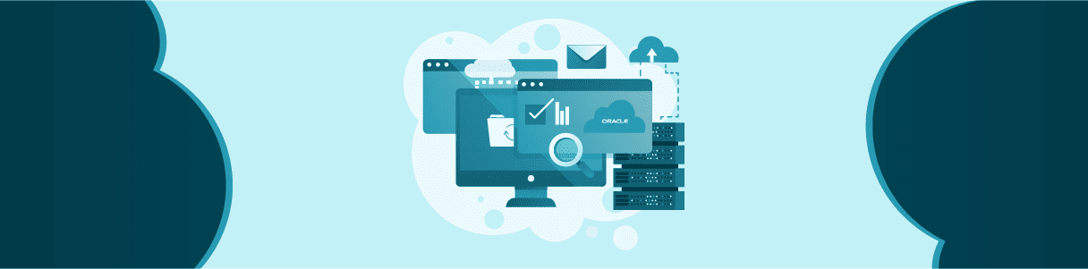 Diagram showing Oracle Cloud applications, including UAT testing, data integration, and server infrastructure.