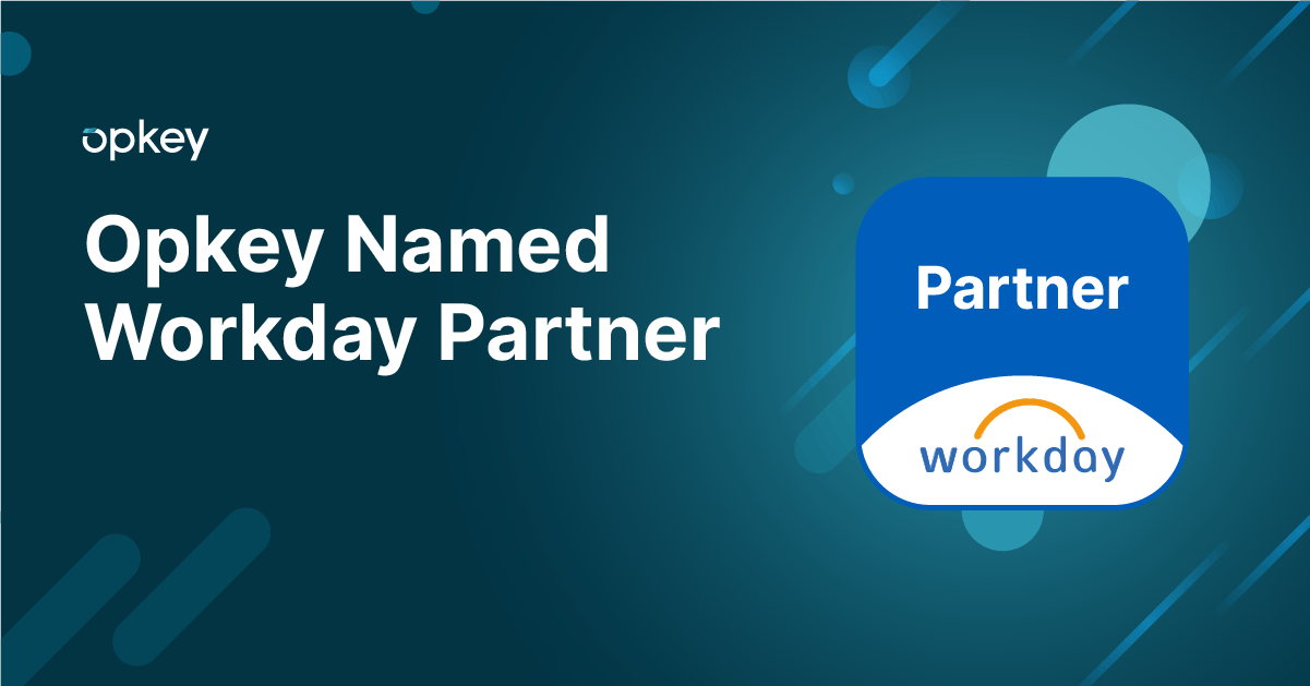 Opkey Workday Partner logo: Opkey named a Workday Partner
