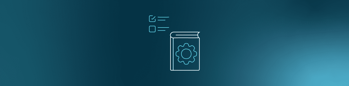 Book icon with gear and checklist, representing a comprehensive test suite guide.