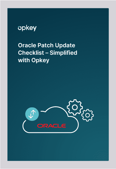 Cover for Oracle Patch Update Checklist