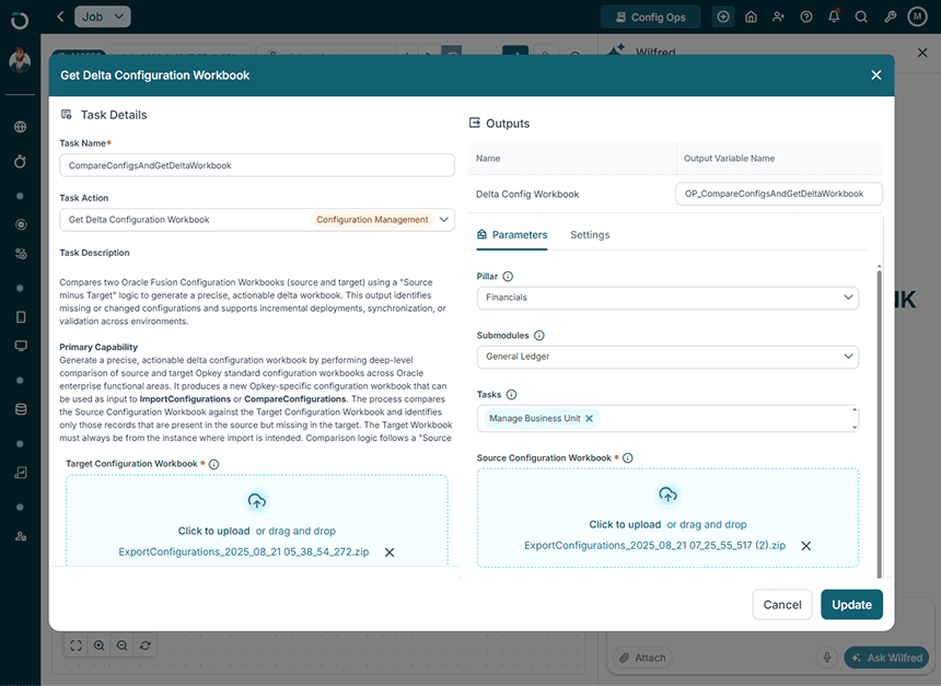 Opkey 6.15 Release: Transforming Test Automation with Agentic AI, Enhanced Integrations, and Enterprise-Grade Security 1 Delta Configuration Workbook