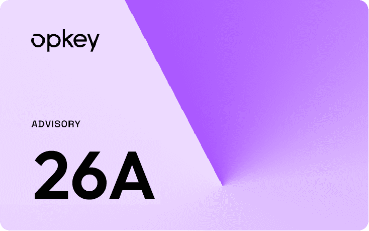 purple gradient image with text: Advisory Oracle 26A